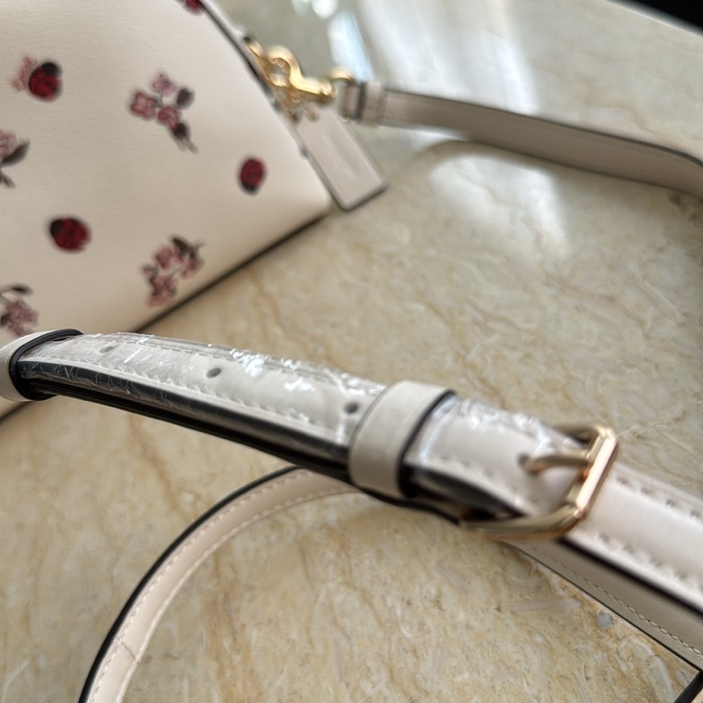 NWT COACH Madi Crossbody With Ladybug Floral Print. $328 - Picture 5 of 10